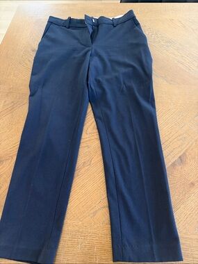 H&M Navy Straight Leg Dress Pants